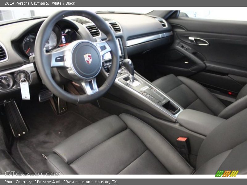 White / Black 2014 Porsche Cayman S