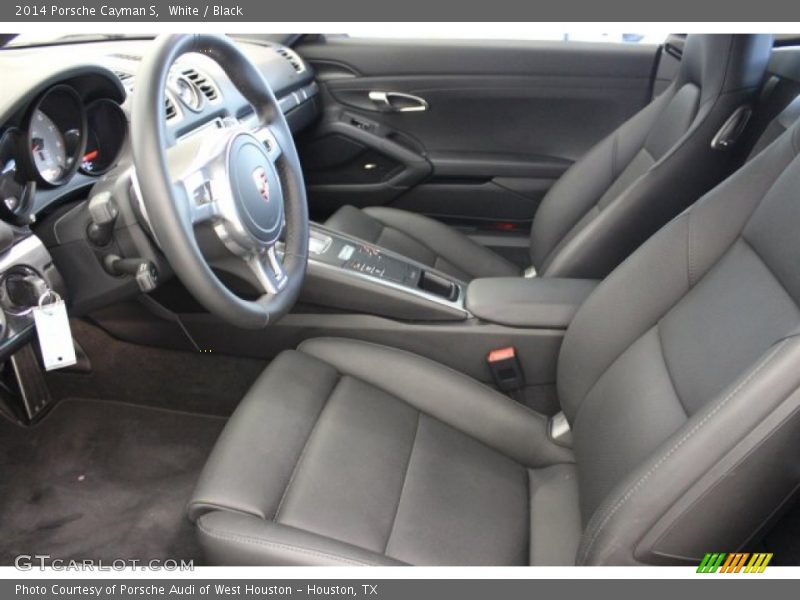 White / Black 2014 Porsche Cayman S