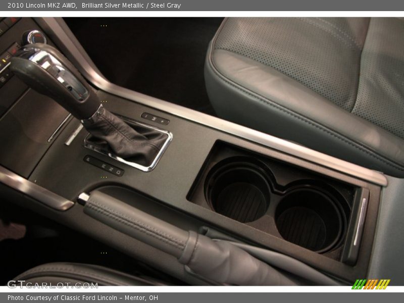 Brilliant Silver Metallic / Steel Gray 2010 Lincoln MKZ AWD