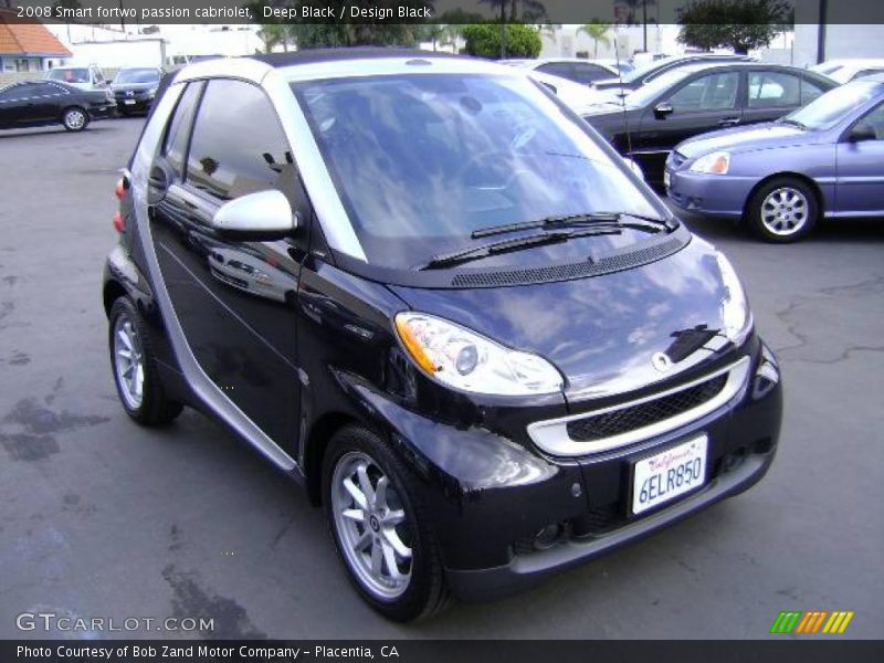 Deep Black / Design Black 2008 Smart fortwo passion cabriolet