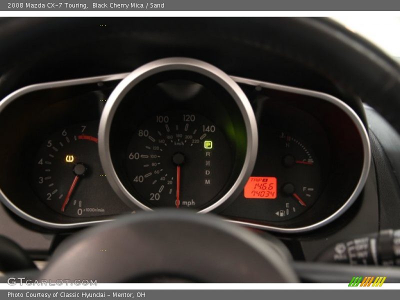 Black Cherry Mica / Sand 2008 Mazda CX-7 Touring