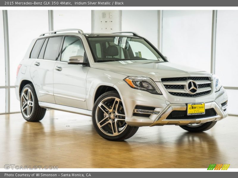 Iridium Silver Metallic / Black 2015 Mercedes-Benz GLK 350 4Matic