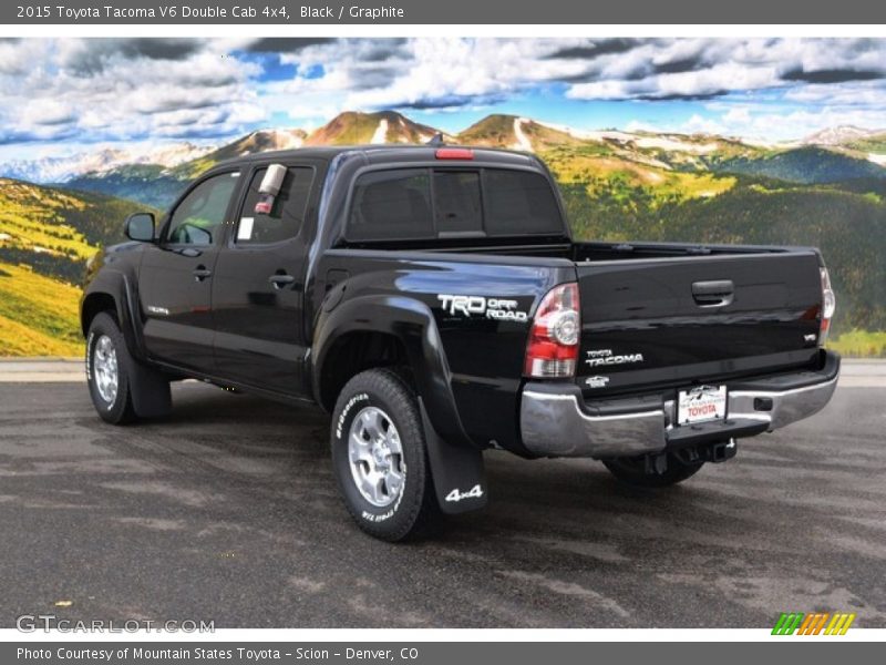 Black / Graphite 2015 Toyota Tacoma V6 Double Cab 4x4