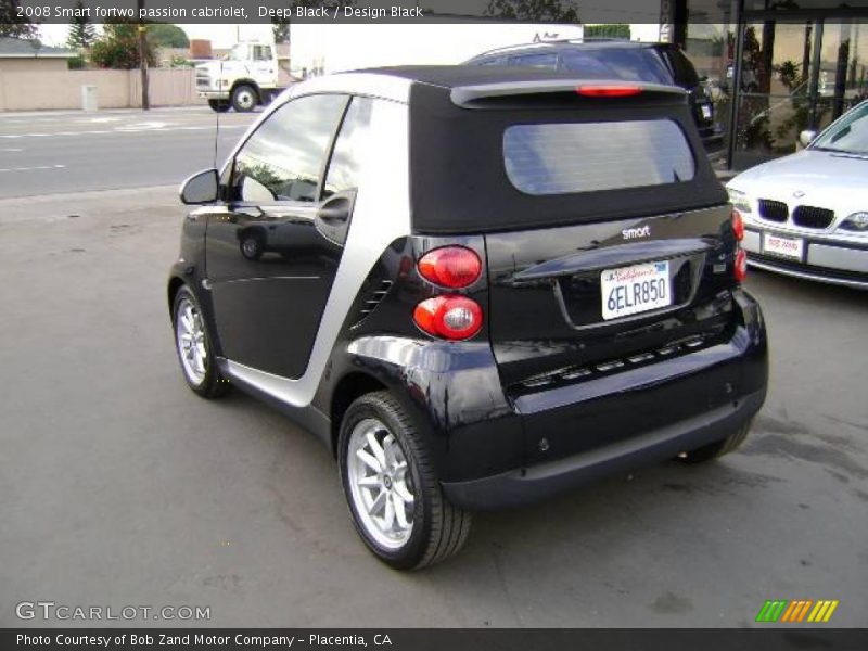 Deep Black / Design Black 2008 Smart fortwo passion cabriolet