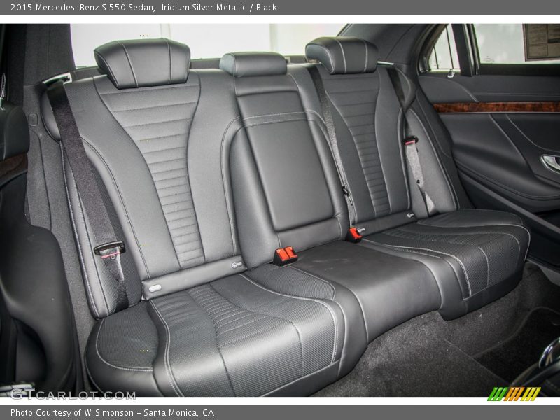 Iridium Silver Metallic / Black 2015 Mercedes-Benz S 550 Sedan