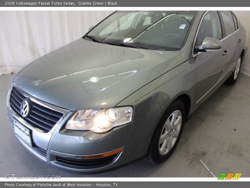 Granite Green / Black 2008 Volkswagen Passat Turbo Sedan