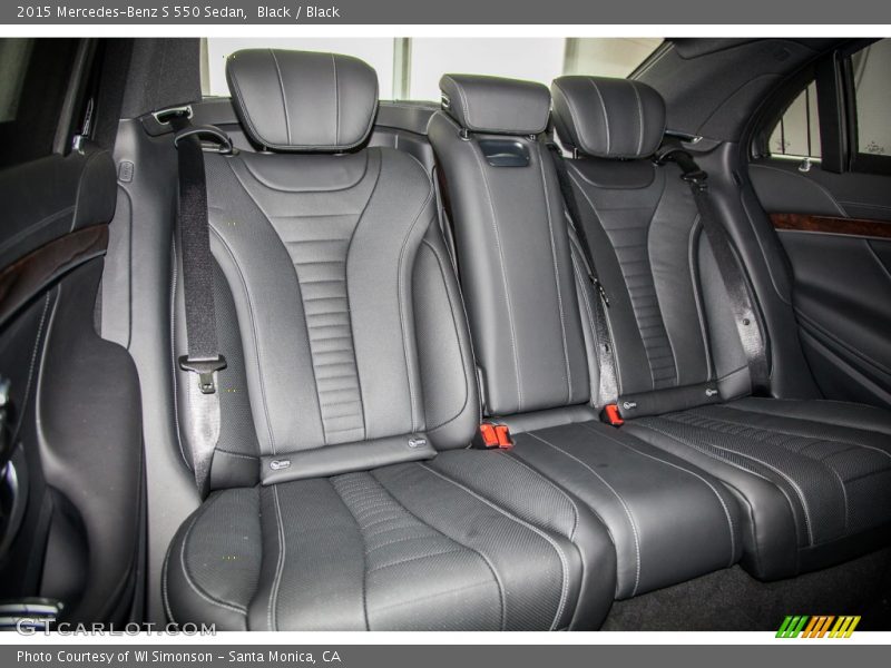 Black / Black 2015 Mercedes-Benz S 550 Sedan
