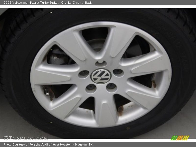 Granite Green / Black 2008 Volkswagen Passat Turbo Sedan