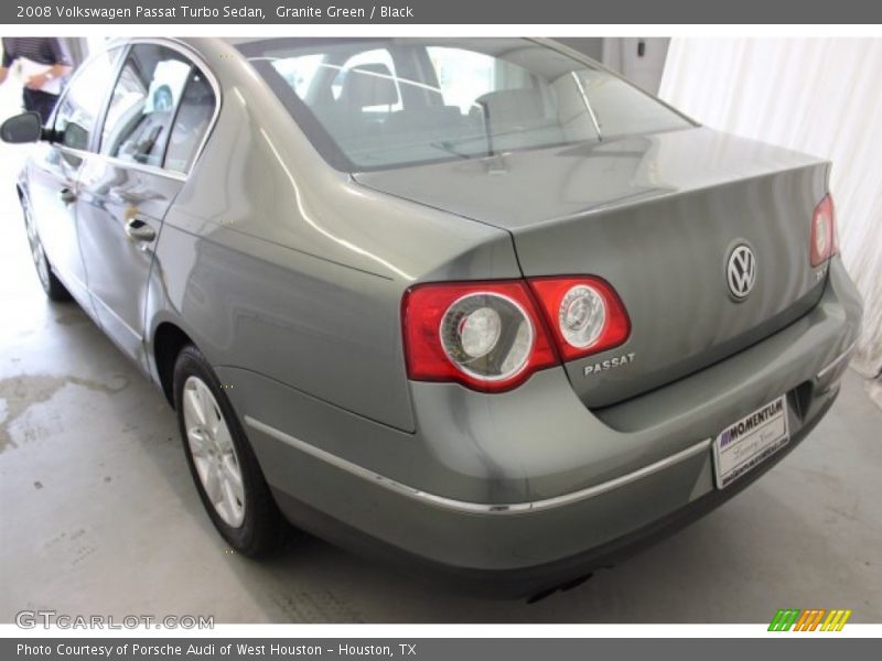 Granite Green / Black 2008 Volkswagen Passat Turbo Sedan