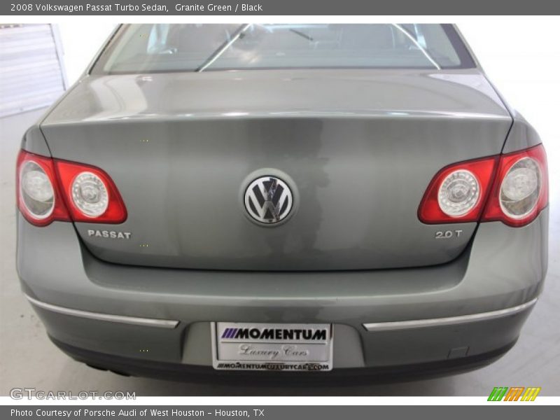 Granite Green / Black 2008 Volkswagen Passat Turbo Sedan