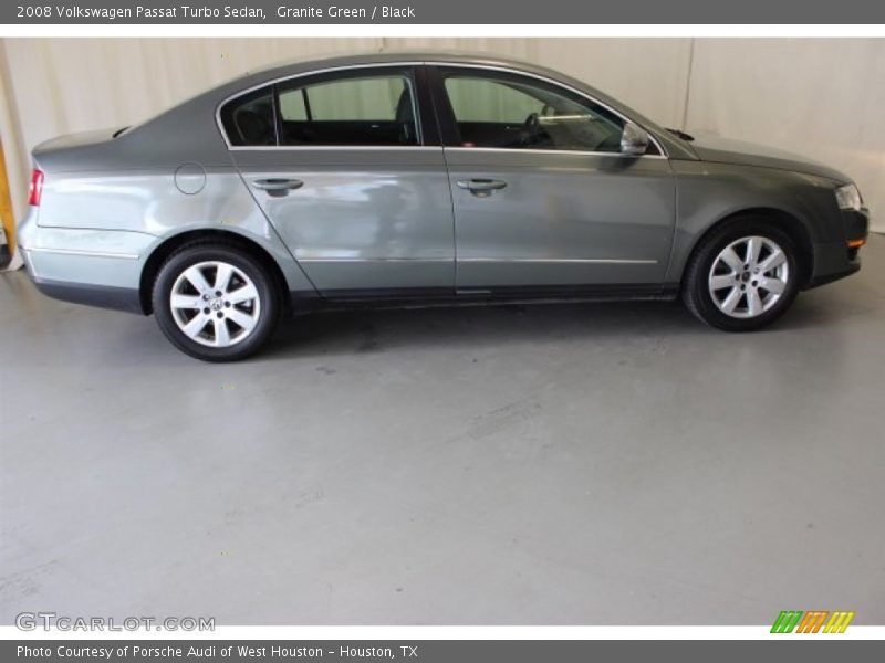 Granite Green / Black 2008 Volkswagen Passat Turbo Sedan