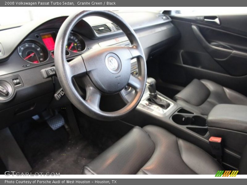 Granite Green / Black 2008 Volkswagen Passat Turbo Sedan