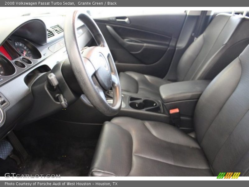 Granite Green / Black 2008 Volkswagen Passat Turbo Sedan