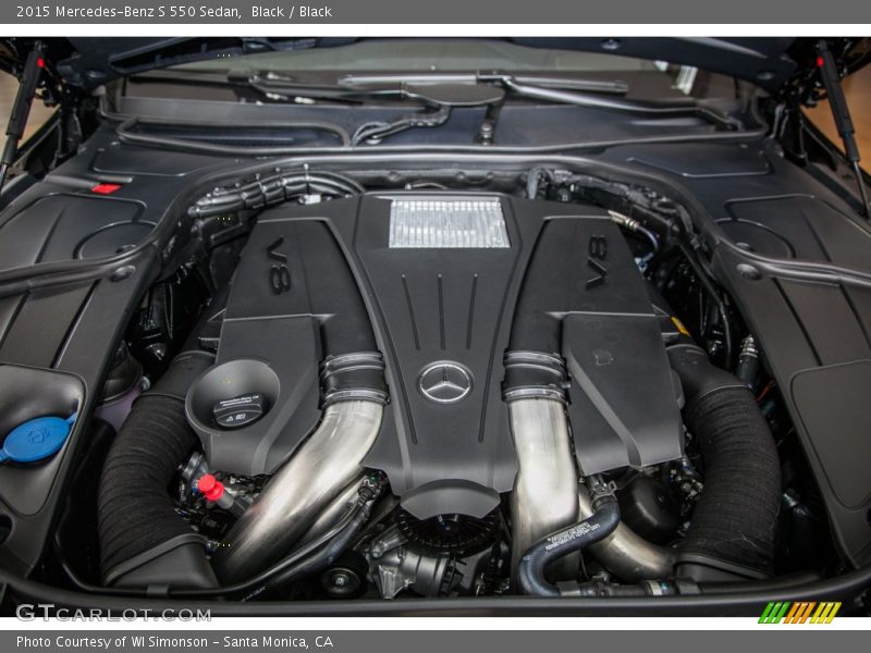 Black / Black 2015 Mercedes-Benz S 550 Sedan