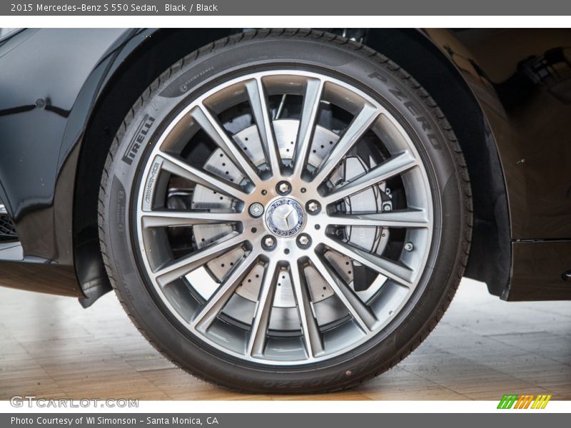 Black / Black 2015 Mercedes-Benz S 550 Sedan