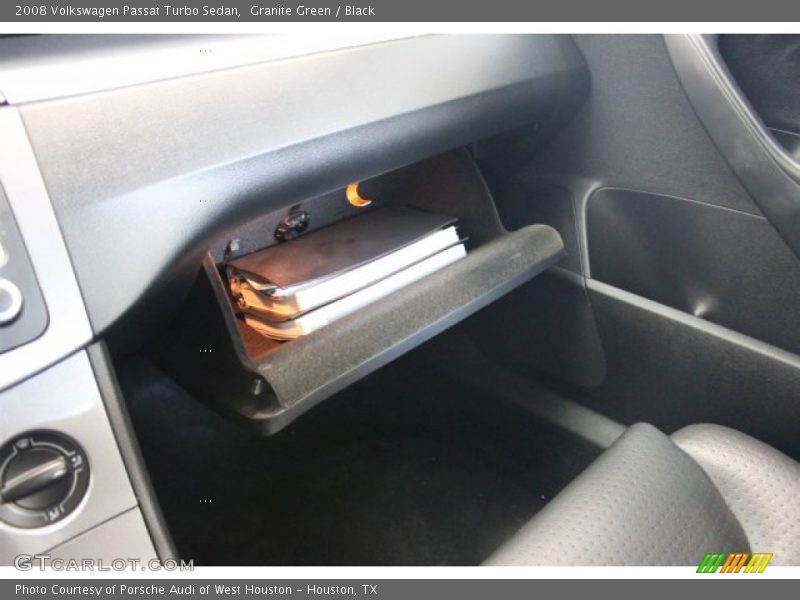 Granite Green / Black 2008 Volkswagen Passat Turbo Sedan