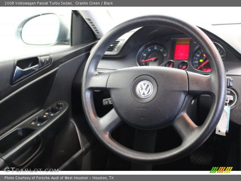 Granite Green / Black 2008 Volkswagen Passat Turbo Sedan