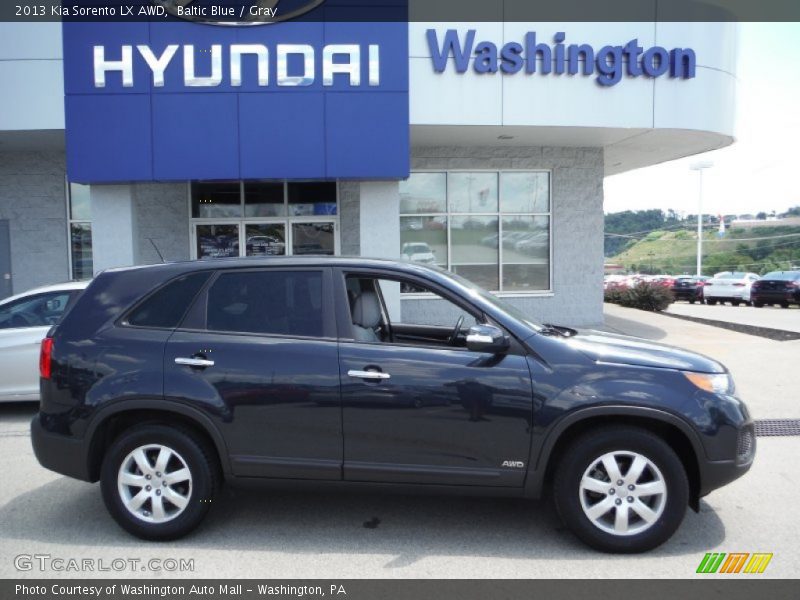 Baltic Blue / Gray 2013 Kia Sorento LX AWD
