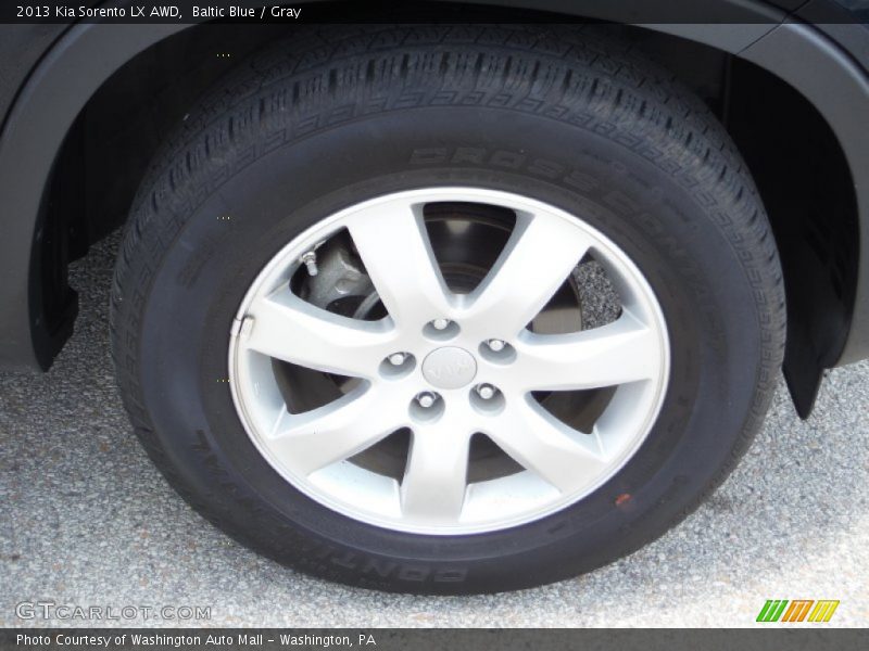 Baltic Blue / Gray 2013 Kia Sorento LX AWD