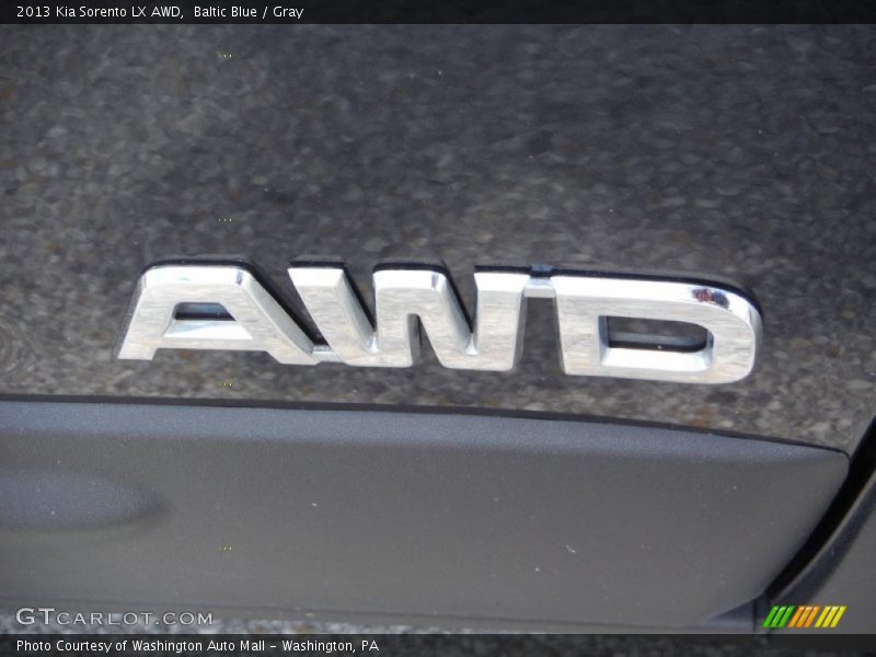 Baltic Blue / Gray 2013 Kia Sorento LX AWD