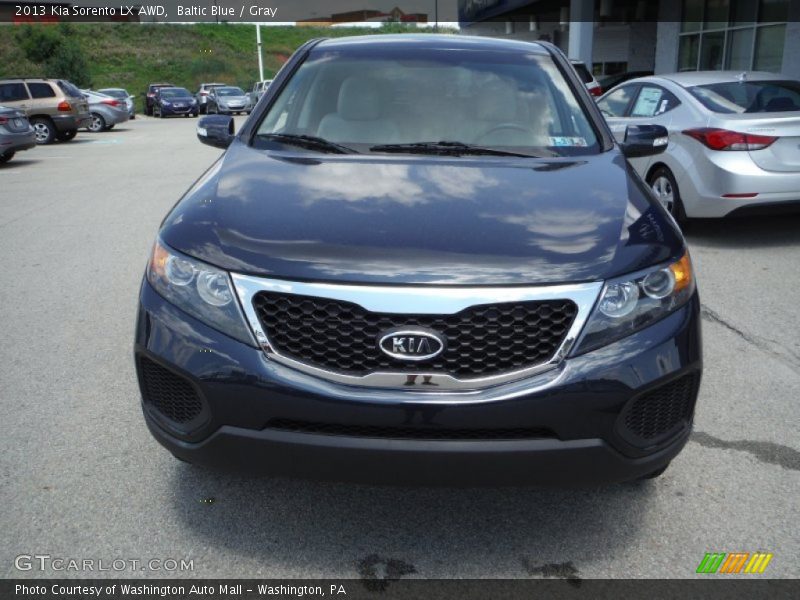 Baltic Blue / Gray 2013 Kia Sorento LX AWD