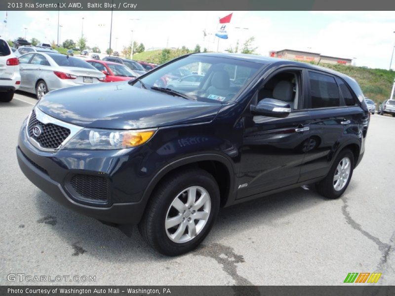 Baltic Blue / Gray 2013 Kia Sorento LX AWD