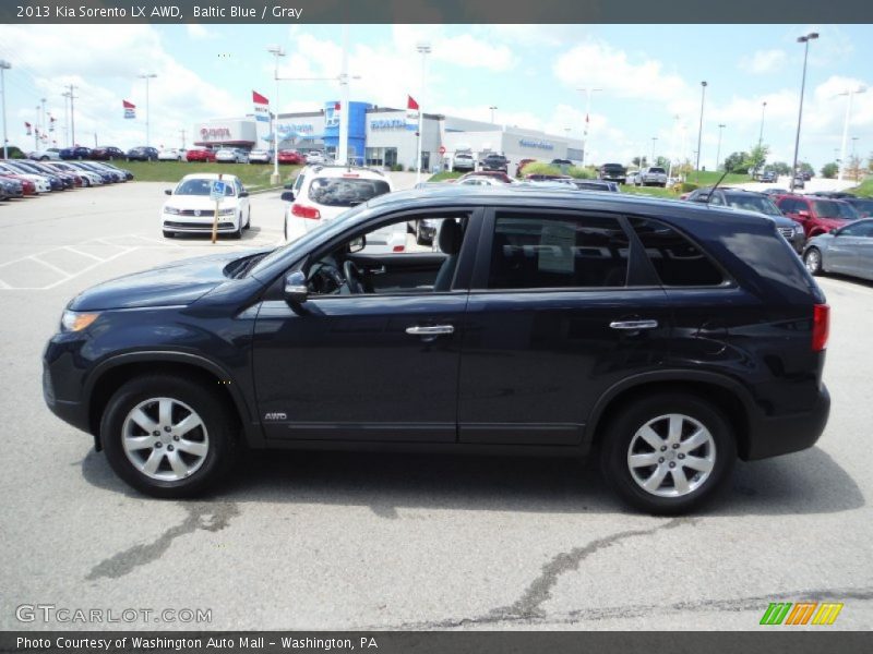 Baltic Blue / Gray 2013 Kia Sorento LX AWD