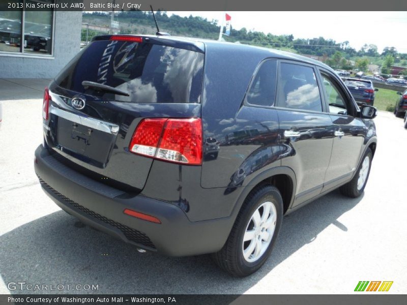 Baltic Blue / Gray 2013 Kia Sorento LX AWD
