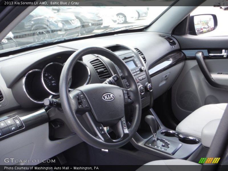 Baltic Blue / Gray 2013 Kia Sorento LX AWD