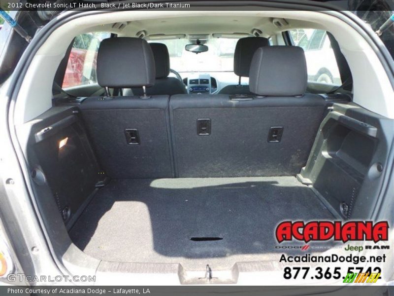 Black / Jet Black/Dark Titanium 2012 Chevrolet Sonic LT Hatch