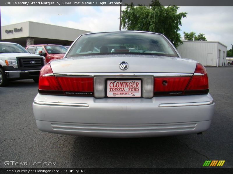 Silver Frost Metallic / Light Graphite 2000 Mercury Grand Marquis LS
