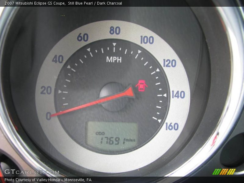 Still Blue Pearl / Dark Charcoal 2007 Mitsubishi Eclipse GS Coupe