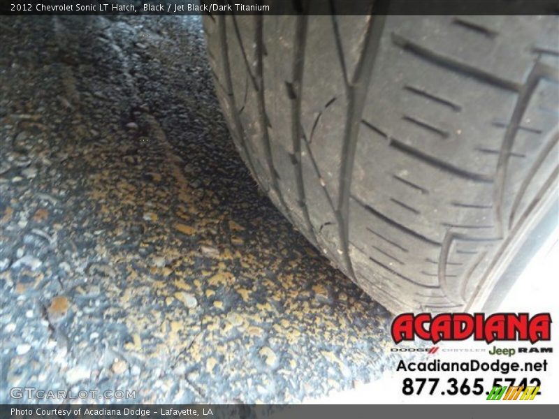 Black / Jet Black/Dark Titanium 2012 Chevrolet Sonic LT Hatch