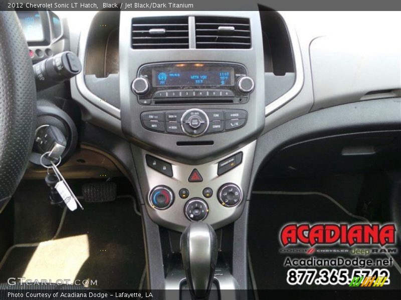 Black / Jet Black/Dark Titanium 2012 Chevrolet Sonic LT Hatch