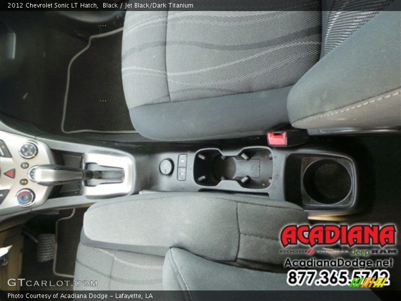 Black / Jet Black/Dark Titanium 2012 Chevrolet Sonic LT Hatch