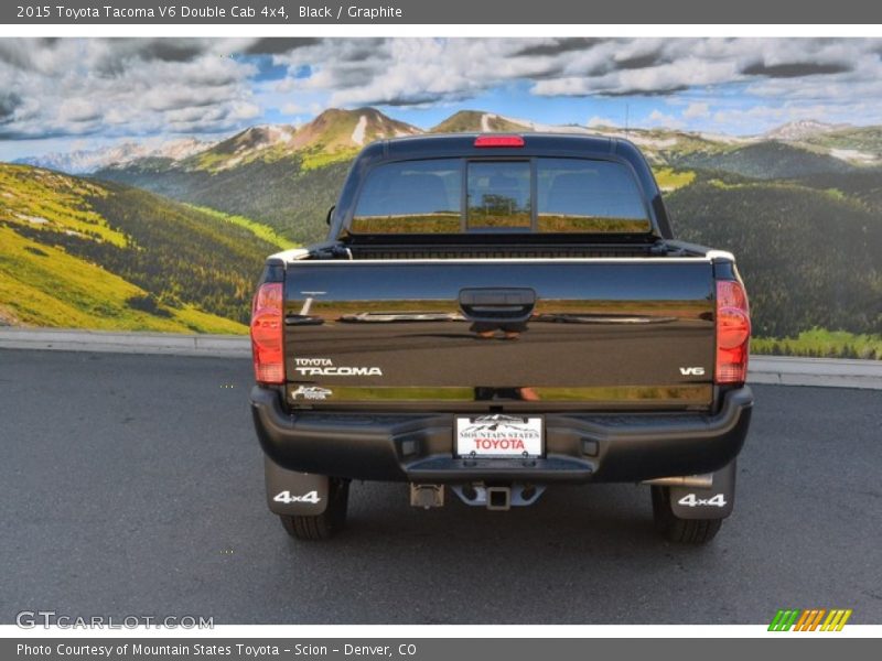 Black / Graphite 2015 Toyota Tacoma V6 Double Cab 4x4