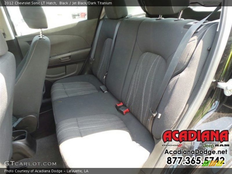 Black / Jet Black/Dark Titanium 2012 Chevrolet Sonic LT Hatch