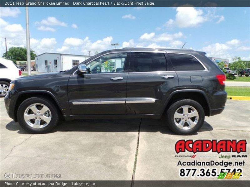 Dark Charcoal Pearl / Black/Light Frost Beige 2011 Jeep Grand Cherokee Limited