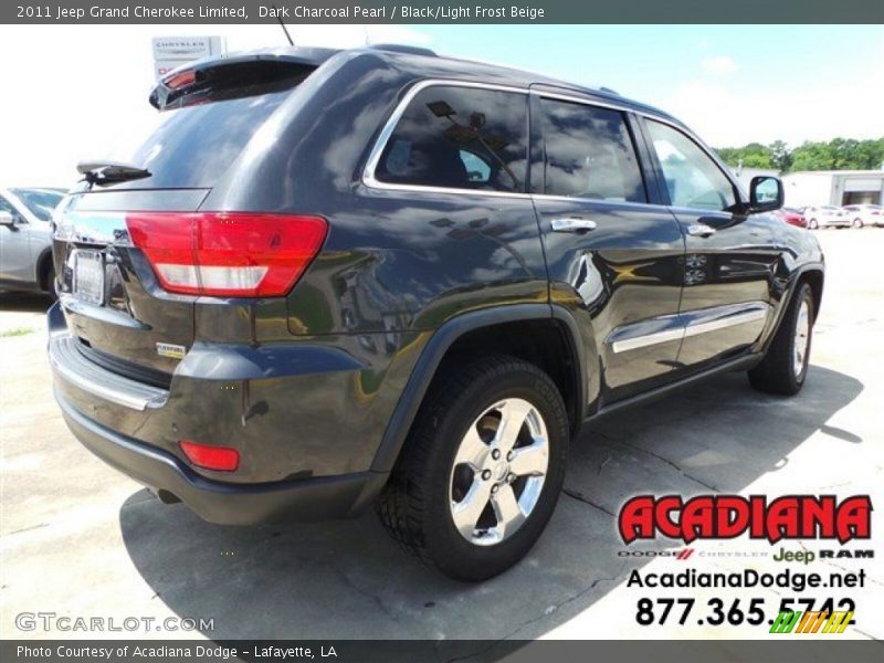 Dark Charcoal Pearl / Black/Light Frost Beige 2011 Jeep Grand Cherokee Limited