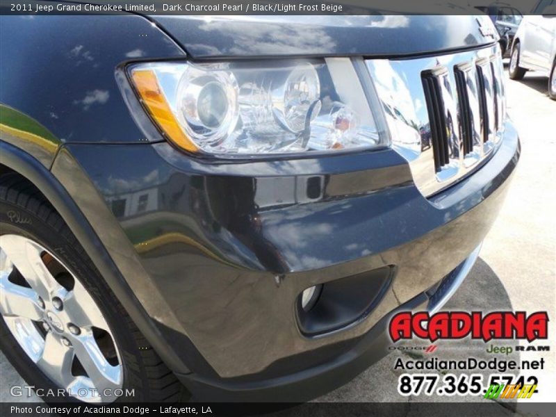 Dark Charcoal Pearl / Black/Light Frost Beige 2011 Jeep Grand Cherokee Limited