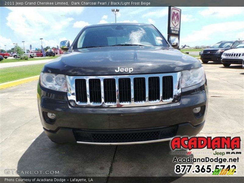 Dark Charcoal Pearl / Black/Light Frost Beige 2011 Jeep Grand Cherokee Limited