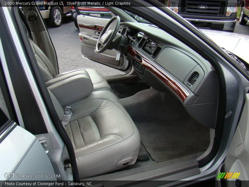 Silver Frost Metallic / Light Graphite 2000 Mercury Grand Marquis LS