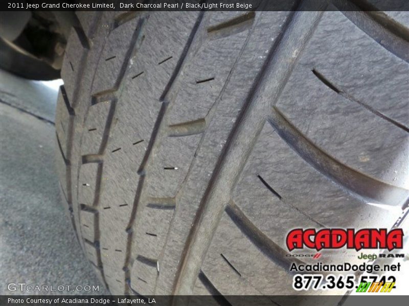 Dark Charcoal Pearl / Black/Light Frost Beige 2011 Jeep Grand Cherokee Limited