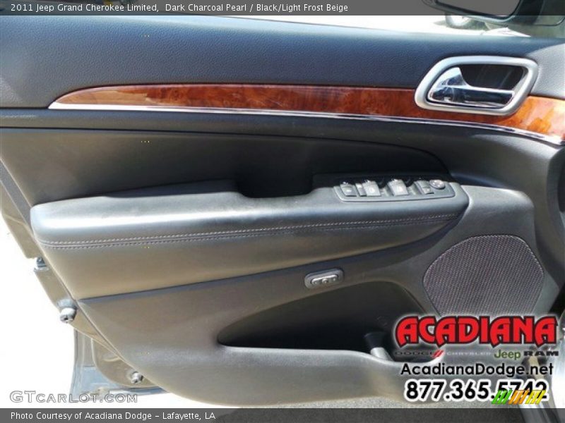 Dark Charcoal Pearl / Black/Light Frost Beige 2011 Jeep Grand Cherokee Limited