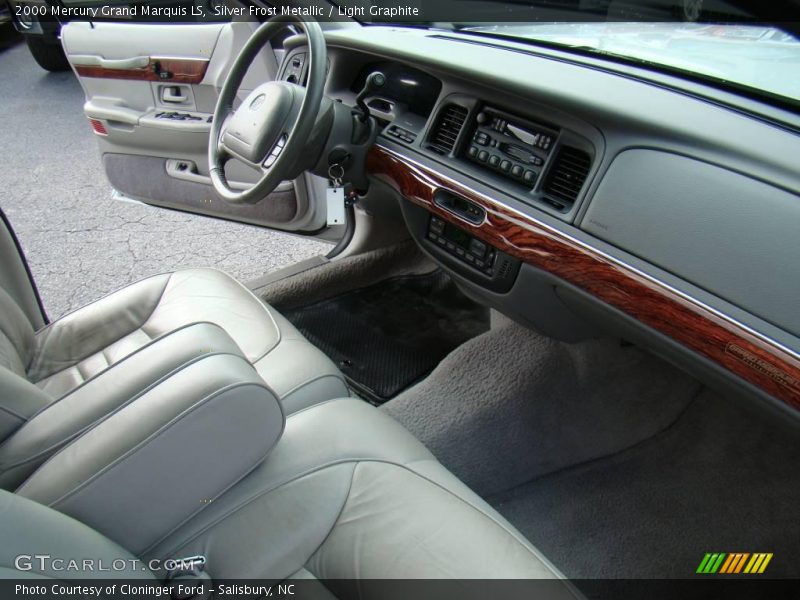 Silver Frost Metallic / Light Graphite 2000 Mercury Grand Marquis LS