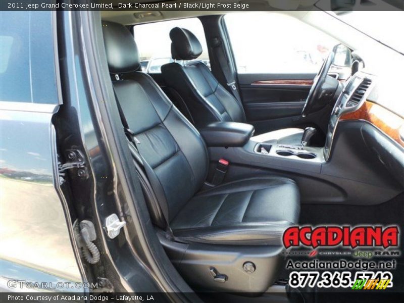 Dark Charcoal Pearl / Black/Light Frost Beige 2011 Jeep Grand Cherokee Limited
