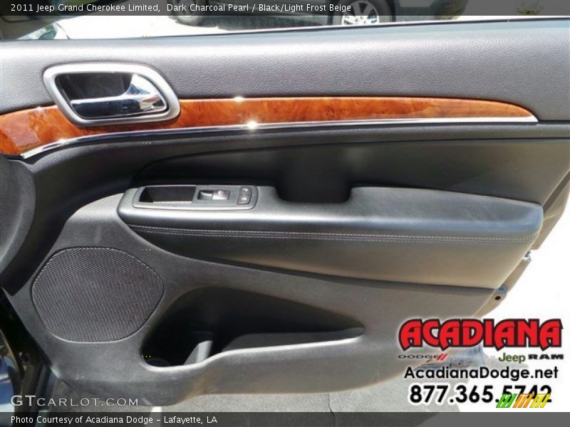 Dark Charcoal Pearl / Black/Light Frost Beige 2011 Jeep Grand Cherokee Limited