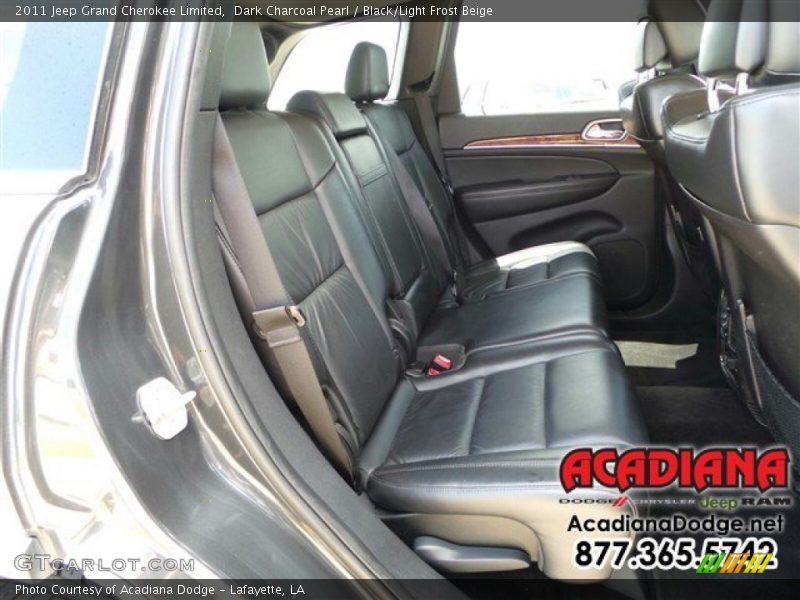 Dark Charcoal Pearl / Black/Light Frost Beige 2011 Jeep Grand Cherokee Limited