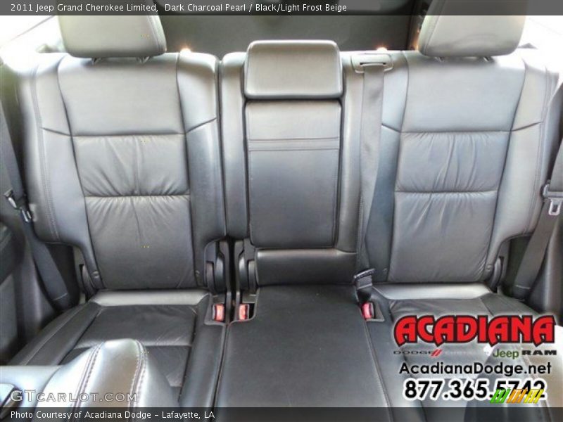 Dark Charcoal Pearl / Black/Light Frost Beige 2011 Jeep Grand Cherokee Limited