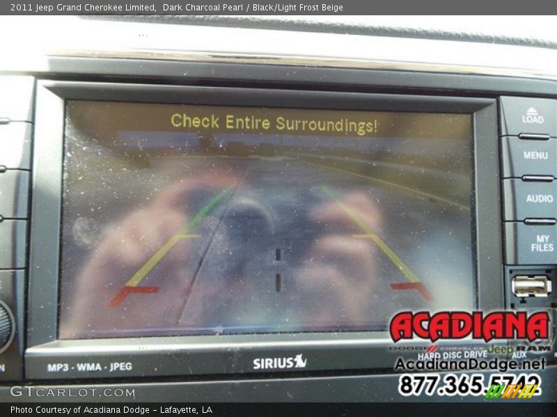 Dark Charcoal Pearl / Black/Light Frost Beige 2011 Jeep Grand Cherokee Limited